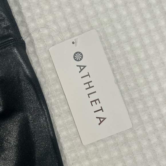 Athleta powervita elation shimmer leggings nwt . - Picture 2 of 5